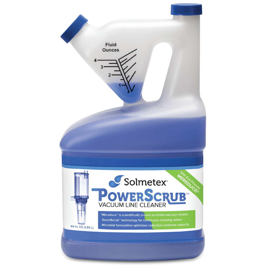 Solmetex PowerScrub Vacuum Line Cleaner My Dental Tek